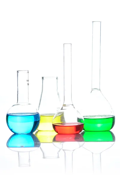 Chemical laboratory flask — Stock Photo, Image