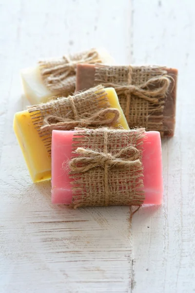 Collection of handmade soap — Stock Photo, Image