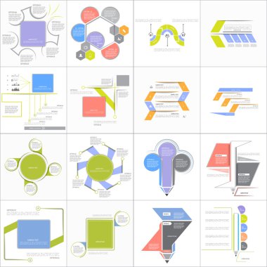 Büyük şablon ayarla ve Infographic 2