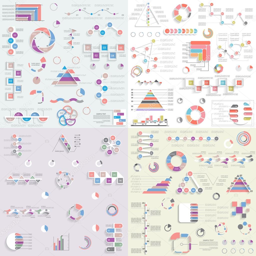 Big set of different infographic elements 3