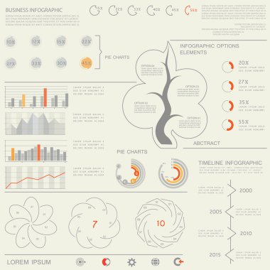 İş veri görselleştirme, Infographic öğeleri kümesi