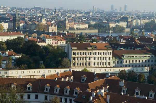 Vista del plano Praga — Foto de Stock