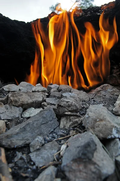 Пламенная гора Химера — стоковое фото