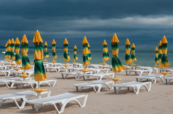 Strand vor Sturm — Stockfoto