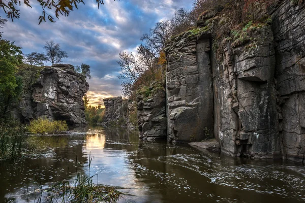 Canyon sur fond de ciel magnifique — Photo