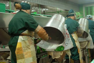 Bakhmut, Donetsk Oblastı / Ukrayna - 12.19.2007. Atölye sahnesi. Uzaklık. 