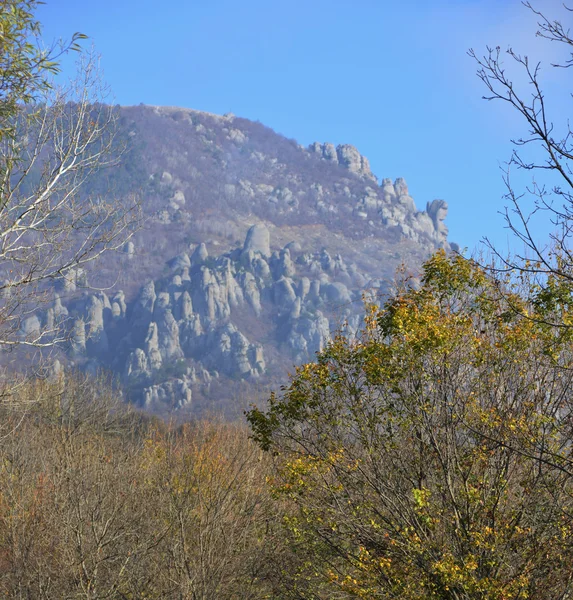 Долина призраков в Крыму — стоковое фото