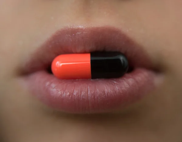 Multicolored pill — Stock Photo, Image