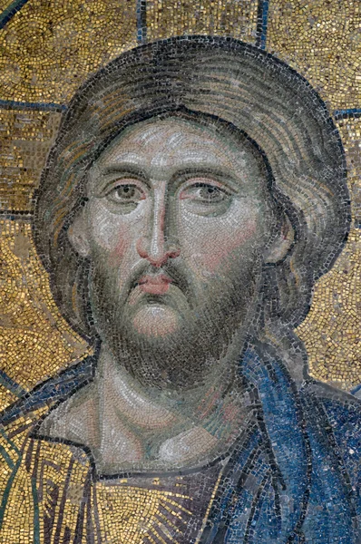Мозаїка Ісуса Христа в Стамбулі — стокове фото