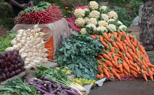 Venda de legumes — Fotografia de Stock