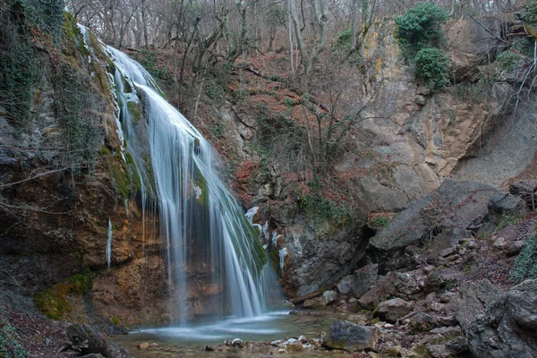 Waterfall in Crimea Mountains — Stock Photo, Image