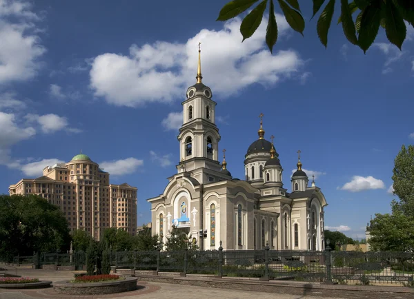 Donetsk - Chiesa della Natività di Cristo — Foto Stock