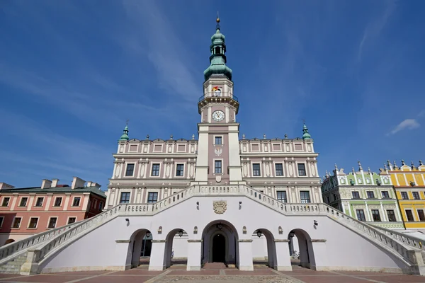 Zamosc, ayuntamiento — Foto de Stock