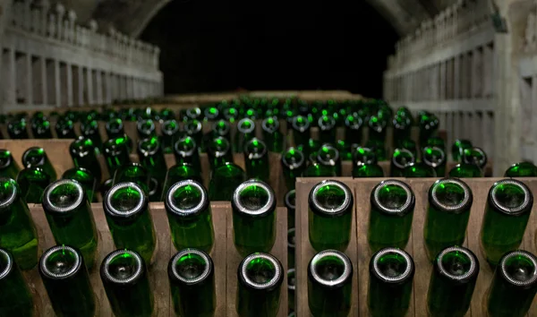 Champagne productie — Stockfoto