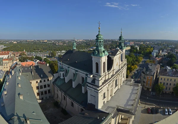 Vue du dessus de Lublin, Pologne Photos De Stock Libres De Droits