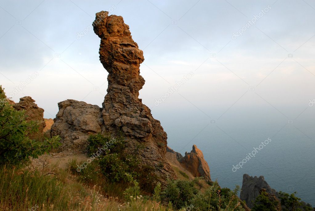 Wonderful rock in Kara Dag Mountain