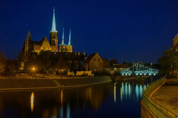 Katedrális sziget Wroclaw — Stock Fotó