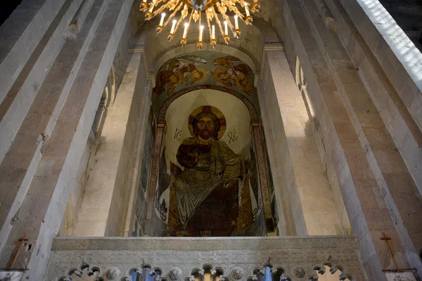 Svetitskhoveli Catedral vista interior — Foto de Stock