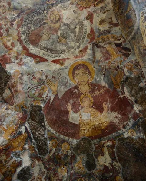 Fresk z Sumela Monastery — Zdjęcie stockowe