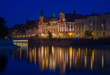 gece sahne Wroclaw