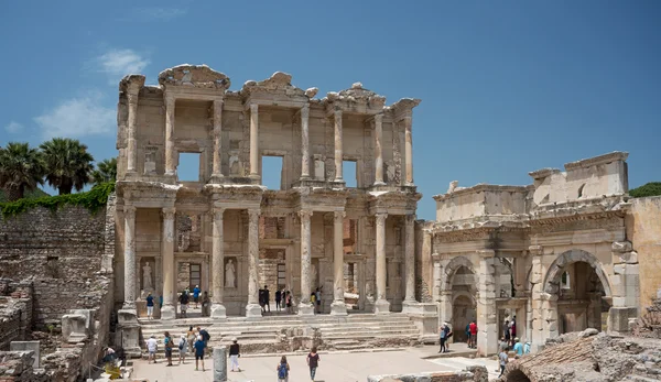 Celsus Library sightseeing Stock Photo