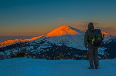 gündoğumu tefekkür _scene dağlarında