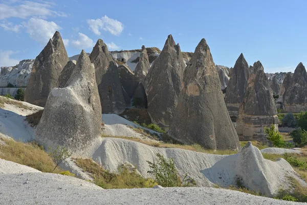 Landscape with rock formations - Cappadocia — Stock Photo, Image