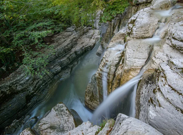 Waterfall Kinchha - Georgia — Stock Photo, Image