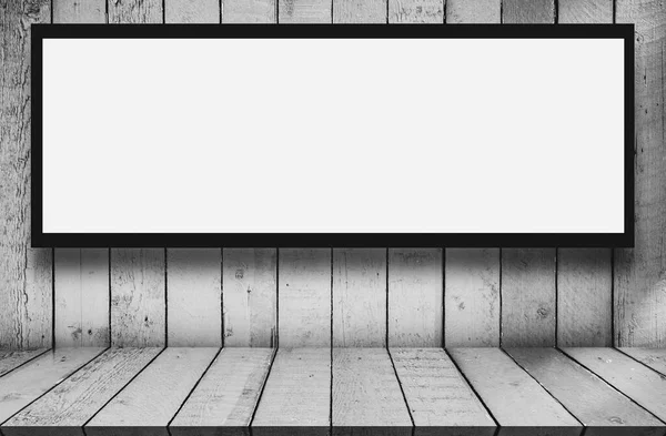 Цифровые Носители Чистые Белые Макет Рекламного Светильника Рекламный Щит Пустых — стоковое фото