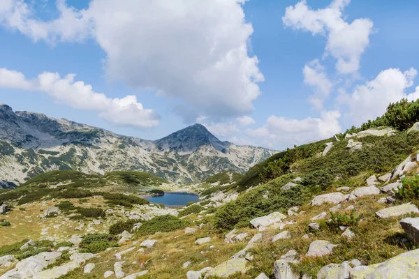 Groene Waterplas Rila Mountain Bulgarije — Stockfoto