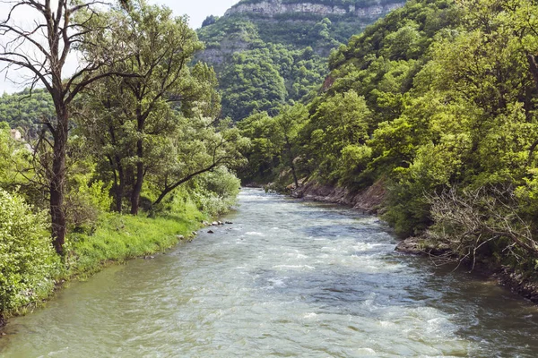 Beautiful Summer Mountain Landscape with River .Iskar River near Bov Village , Balkan Mountains, Iskar Gorge