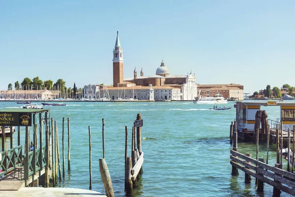 Venice Italy June 2016 San Giorgio Island Canals Venice Italy — Stock Photo, Image