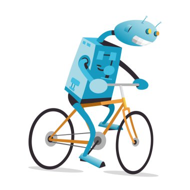 Robot bir bisiklet