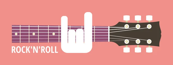 Guitare rock — Image vectorielle