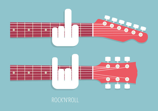 Rock guitars