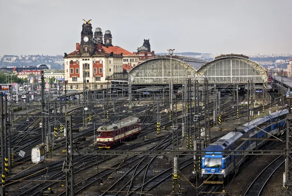 Gare ferroviaire, Prague Images De Stock Libres De Droits