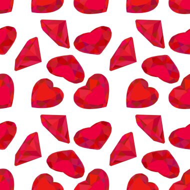 Vektör moda elmas sorunsuz arka plan