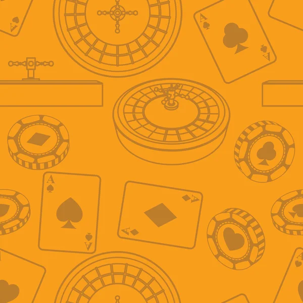 Seamless casino pattern — Stock Photo, Image