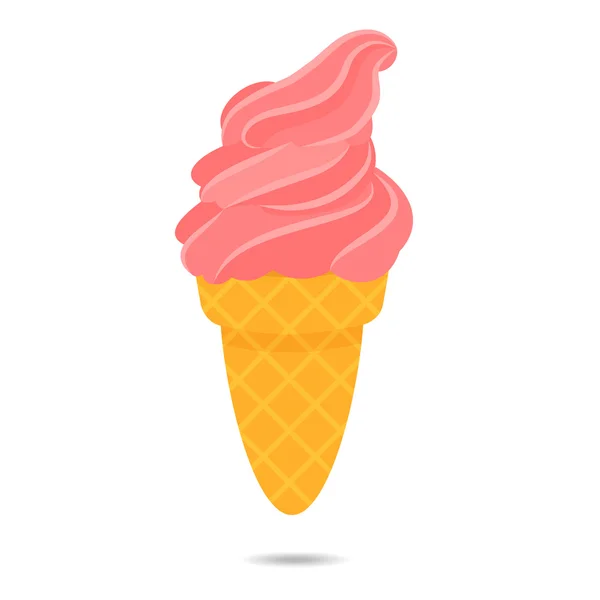 Flat ice cream icon 06 — Stock Vector