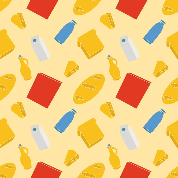 Fondo sin costuras de cocina — Vector de stock