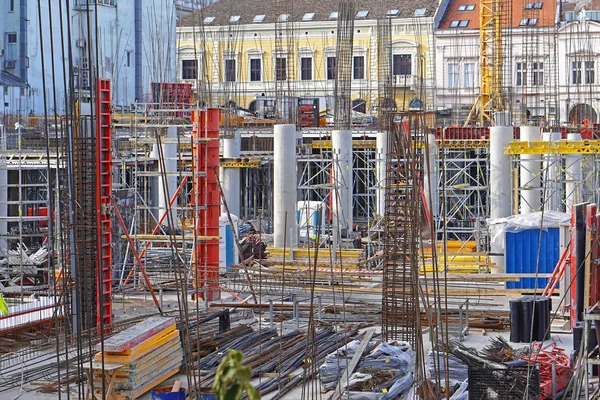 Building construction site — Stock Photo, Image