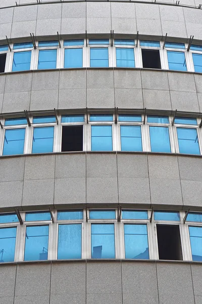 Biuro niebieski windows — Zdjęcie stockowe