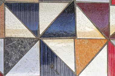 Üçgen grunge fayans