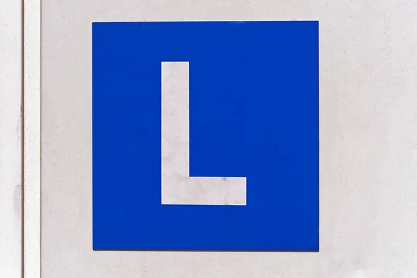 Newly Licensed Driver Plate Vehicle — Stock Photo, Image