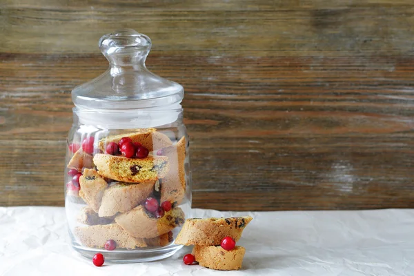 Tranbär biscotti kakor — Stockfoto