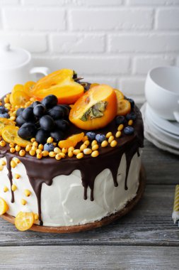 meyveli pasta krema ile