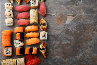 suşi yemek arka plan