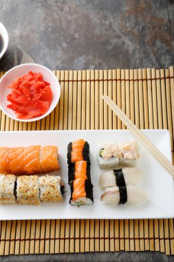 somon ve balık rulo