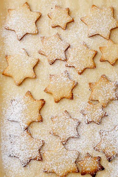 Vánoční cookies pozadí — Stock fotografie