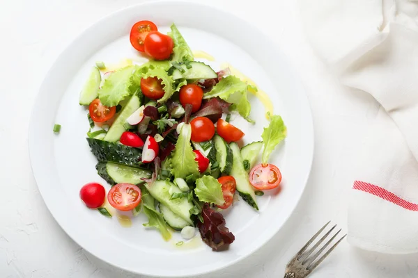 Groenten Salade voor gezond eten — Stockfoto